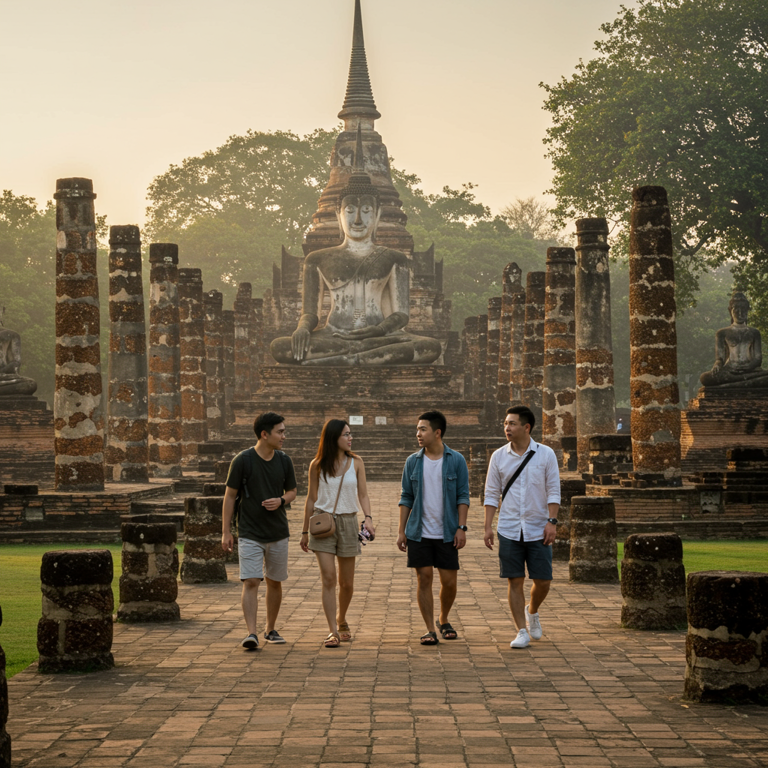 เช่ารถตู้ไปสุโขทัย เปิดประสบการณ์เที่ยวเมืองประวัติศาสตร์ไทย
